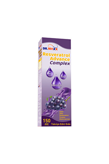 Dr. Maxx For your health Dr. Maxx Resveratrol Advance Complex - Supplement with Vitamin C, Zinc, Quercetin (150 ml)
