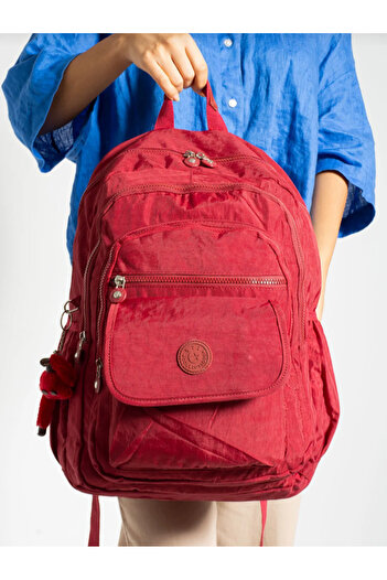 eflanmoda Multi-Compartment School Sports Travel and Laptop Bag in Waterproof Crinkle Fabric