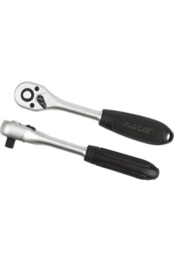 flores Ratchet with black handle 3/8, 260 mm