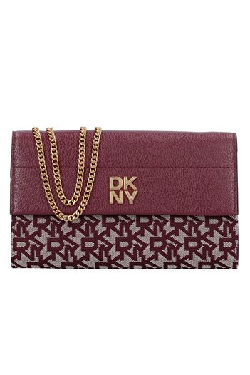 Dkny Rosa Clutch Geldbörse Leder 20 cm