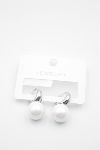Royaleks Pearl Earrings - Silver