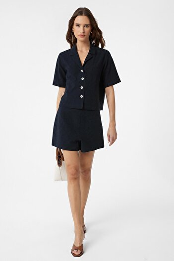 Antioch Black Shirt Shorts Women's Set