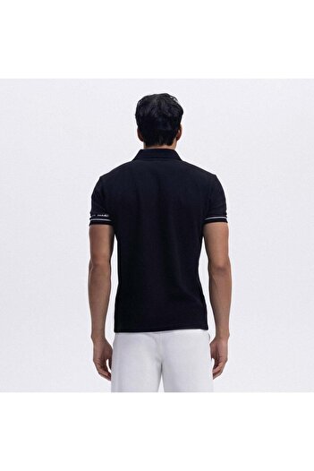 Ellesse Em375-Bk Polo Neck Men's T-Shirt - Black