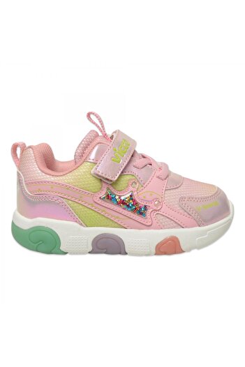 Vicco 346.P25Y.180 Queen Booties Lighted Phylon Powder Girls' Sneakers