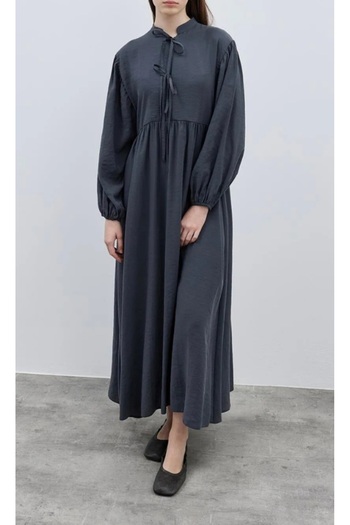 Moda Neva Modal Fabric Piping Pocket Dress