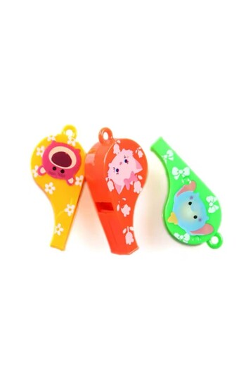 Bundera 5 Pieces of Certificate Gift Colorful Shaped Whistle Birthday Party Presentations Special Gift Toy Whistle