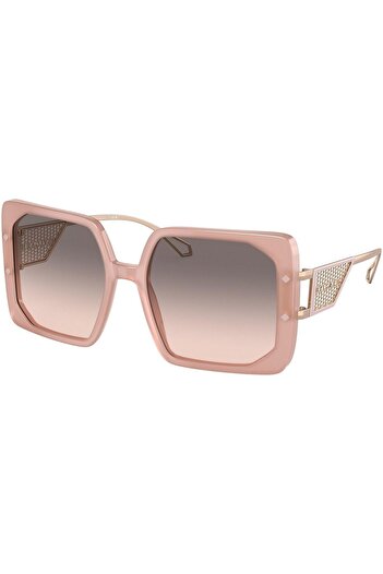 Bvlgari Woman Square Sunglasses- Bv 8254 - Lense Size:55mm - Opal Pink