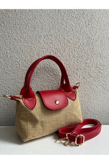 şengüler çanta Mini Size Straw Hand and Crossbody Women's Bag