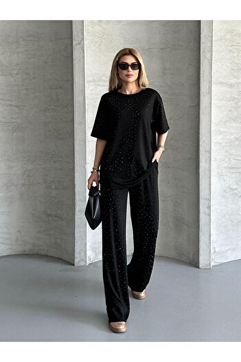 FERZOLAİO Stoned Soft Black Double Suit
