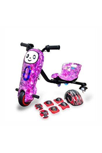 Generic Electric Drift Scooter | Small | 36V | Galaxy Pink | 3-Wheel Panda Design