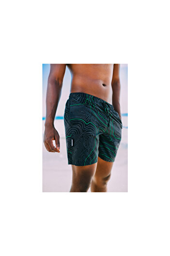Guggen Mountain Badehose Für Herren In Grün