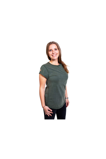Life-Tree Rundhals T-Shirt für Damen in weiß