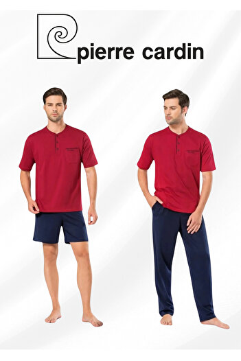 Pierre Cardin Men's Home Wear 3-Piece Combed Cotton 100% Cotton Pajamas L1.Pc.004.12.17