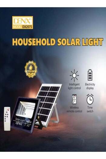 Denx 400W Solar Light COB Light IP67 Waterproof and Dustproof with Smart Remote Control