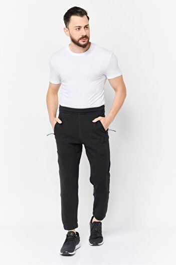 adidas Men Regular Fit Outdoor Track Pants, Black