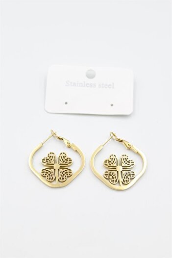Royaleks Flower Earrings - Gold