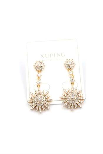 Royaleks Jewelled Earrings - Gold