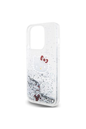 Hello Kitty Case for IPhone 13 Pro, Liquid Glitter Hardcase, Hello Kitty - Silver