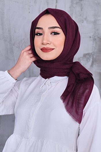 Golden Rose Solid Color Flamed Shawl