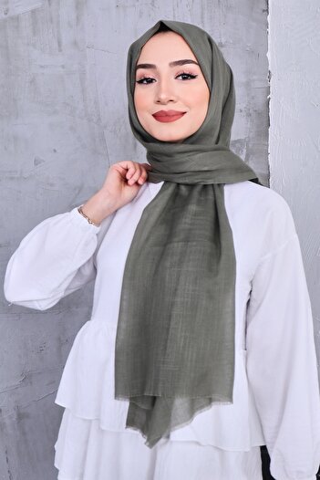Golden Rose Solid Color Flamed Shawl