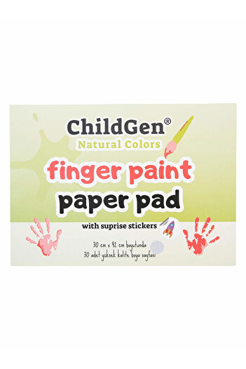 ChildGen Finger Paint Painting Pad (Finger Paper Pad)