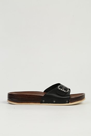 Pierre Cardin Black Women's Slippers Pc-7426