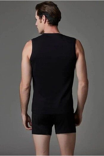 Eros 100% Cotton Sleeveless V-Neck 2-Piece T-Shirt Thclvr.3E0.1R.S