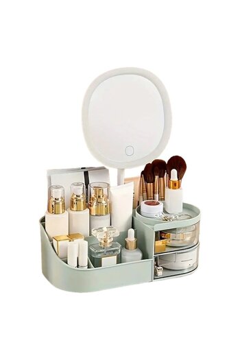 NEXTLY Cosmetics, Jewelry, Accessories and Other Objects Organizer, Removable Mirror