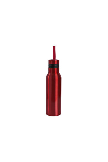 Noveen Thermos Noveen TB125X Shiny Red, 500ml, Stainless Steel, Double Layer, Carrying Strap