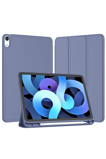 REDz Accessories Husă tip carte cu suport pentru pix pentru Apple iPad Mini 6/7, protecție completă, pliabilă, albastră