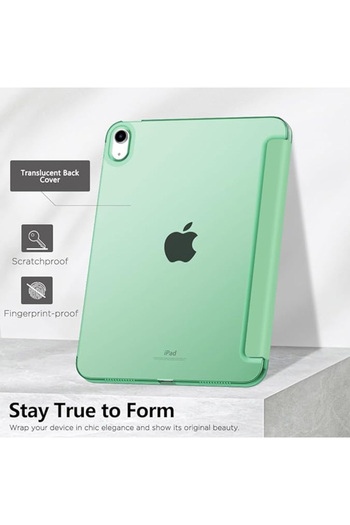 REDz Accessories Husă de protecție cu clapă pentru iPad 10 2022/2024, iPad 11 2025, model Book, verde deschis
