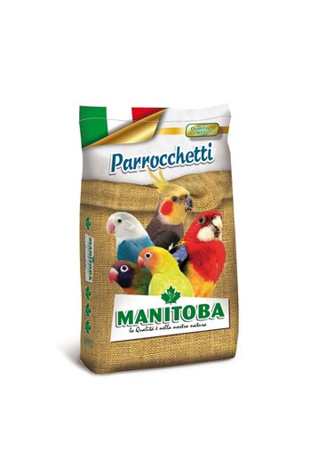 Manitoba Bird food for lovebirds, cockatiels and fischer's without biscuits 20 kg