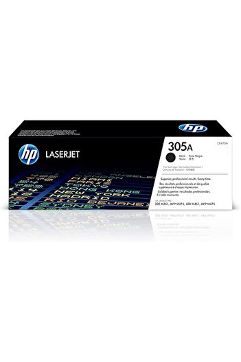 HP 305A Black Original Laserjet Toner Cartridge - Ce410A