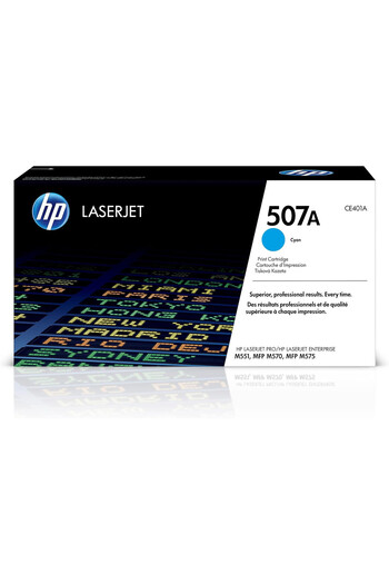 HP 507A Cyan Original LaserJet Toner Cartridge - CE401A