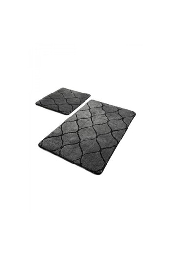 Chilai Home Set 2 bathroom rugs, Alessia Home, Infinity - Anthracite
