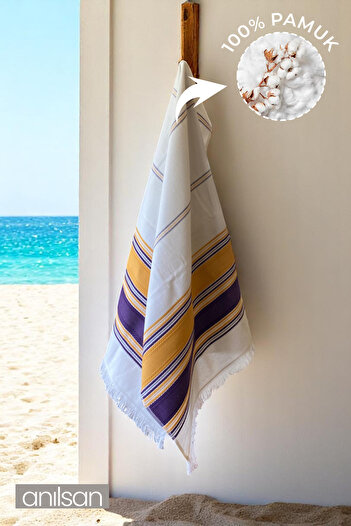 Anılsan Luna Beach Towel 100% Cotton 75X150