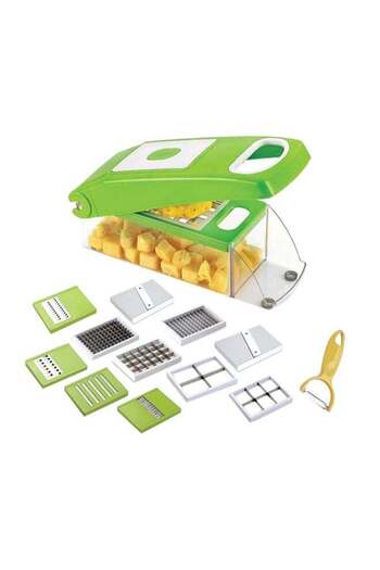 DLC 12-In-1 Vegetable Chopper White/Green