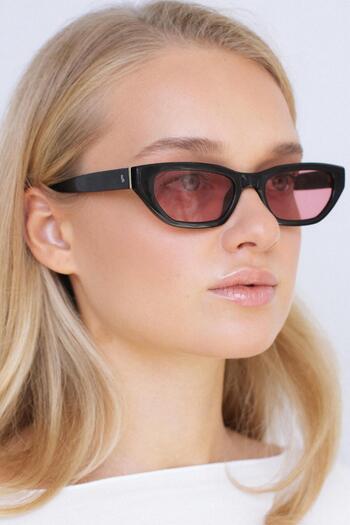 Bilge Karga Aralık Black Red Sunglasses