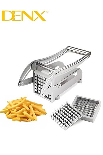 Denx Stainless Steel Potato Slicer, Quick Cutting Blades for Potato Chips, Multifunctional DX2026