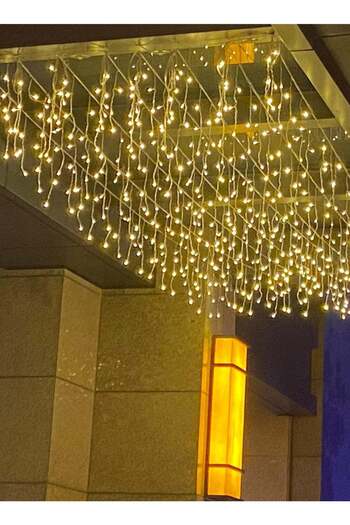 DLC Ramadan Decorations Hanging Luminous Curtain Led Light 3x3 meters Size With 250 Led Light