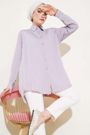 modasindoma WOMEN'S LINEN SHIRT