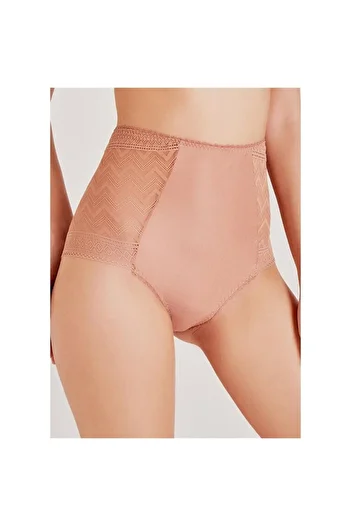 Magic Form Zigzag Lace High Waist Women Hipster Panties