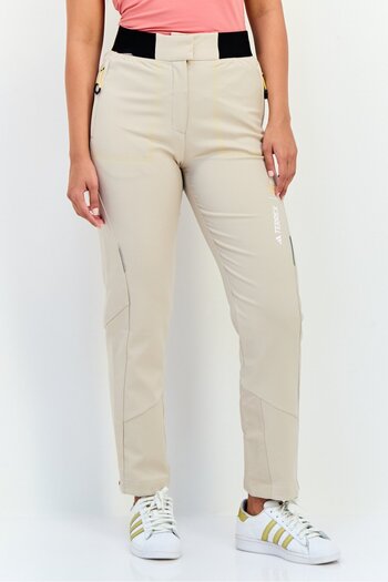 adidas Women Sportswear Fit Outdoor Track Pants, Beige