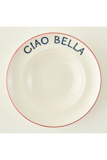 Bella Maison Line Porcelain Pasta Plate Red (28 cm)