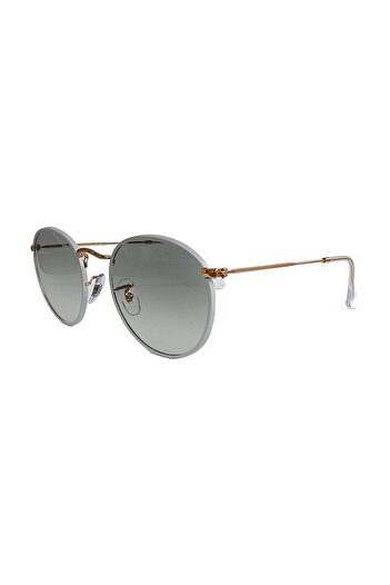 Ray-Ban Ray Ban Man Phantos Round Full Color Sunglasses- Rb 3447jm - Lense Size:50mm - Grey On Legend Gold
