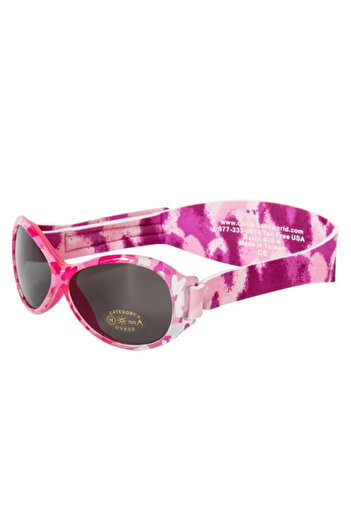 Banz Children's Sunglasses, 2-5 years, Retro, Oval Pink Diva