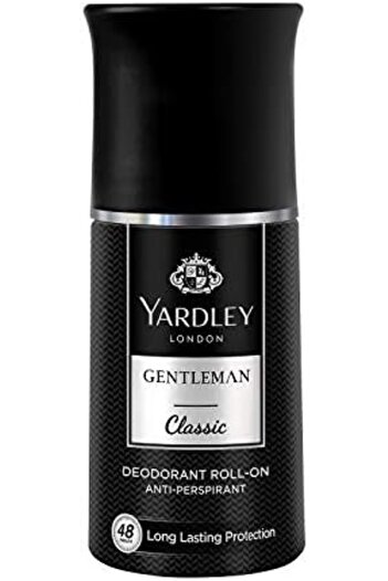 Yardley London Gentlemen Classic Roll-On Deodorant, 50ml, Refreshing for Men