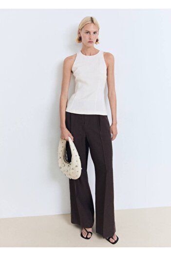 MANGO Woman Halter Neck A-Line Blouse