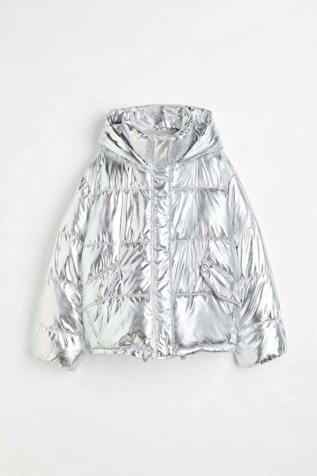 H&M Hooded puffer jacket