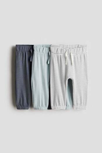 H&M 3-pack cotton trousers